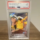 The Pokémon Company 2025 CBB1 CS Captain Pikachu #09 Holo PSA 9 Chinese