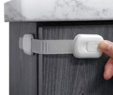 8PK Jool Baby Tool Free Installation Child Safety Strap Locks for Fridges, Cabin