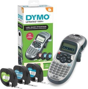 Label Maker Machine with 3 Tapes - 100H LetraTag Handheld Includes 3 LT Perfect