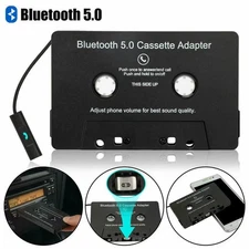 Bluetooth In Car Audio Tape Cassette Adapter Converter FOR IPhone Android MP3 CD
