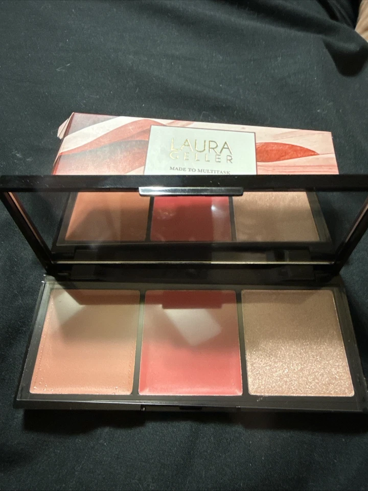 Paleta Laura Geller Hecha para Multitarea Ojos Labios Mejillas Think Pink Sellada Nueva en Caja Foto 2 de 2