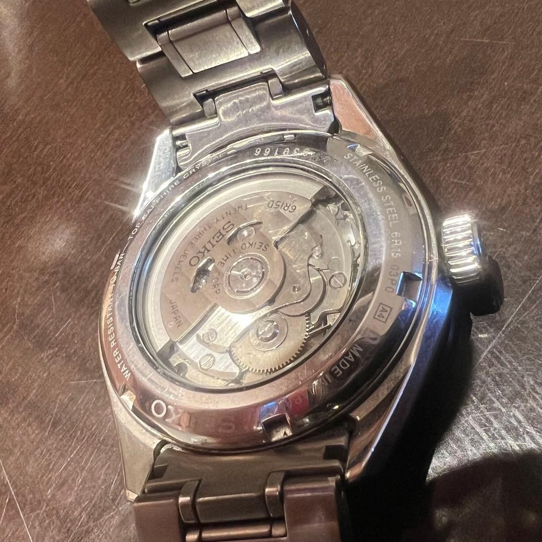Final reduction SEIKO automatic watch black SARX0… - image 5