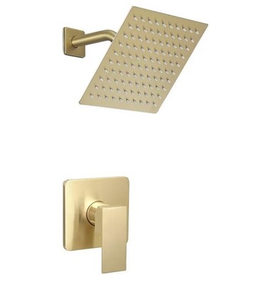 Shower Faucet Set with Vae, Bathroom Rainfall Shower System,
