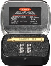 Ezshoot Bore Sight Laser 9Mm/223 5.56Mm/243 308/12-Gauge Red Laser Boresighter w