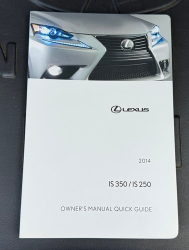 2014 14 Lexus IS350 IS250 COMPLETE OEM Owner + Navigation Manual Set + Case - Picture 4 of 6