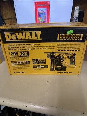 DEWALT DCH273 Li-Ion Battery Powered Rotary Hammer Drill (Tool Only)