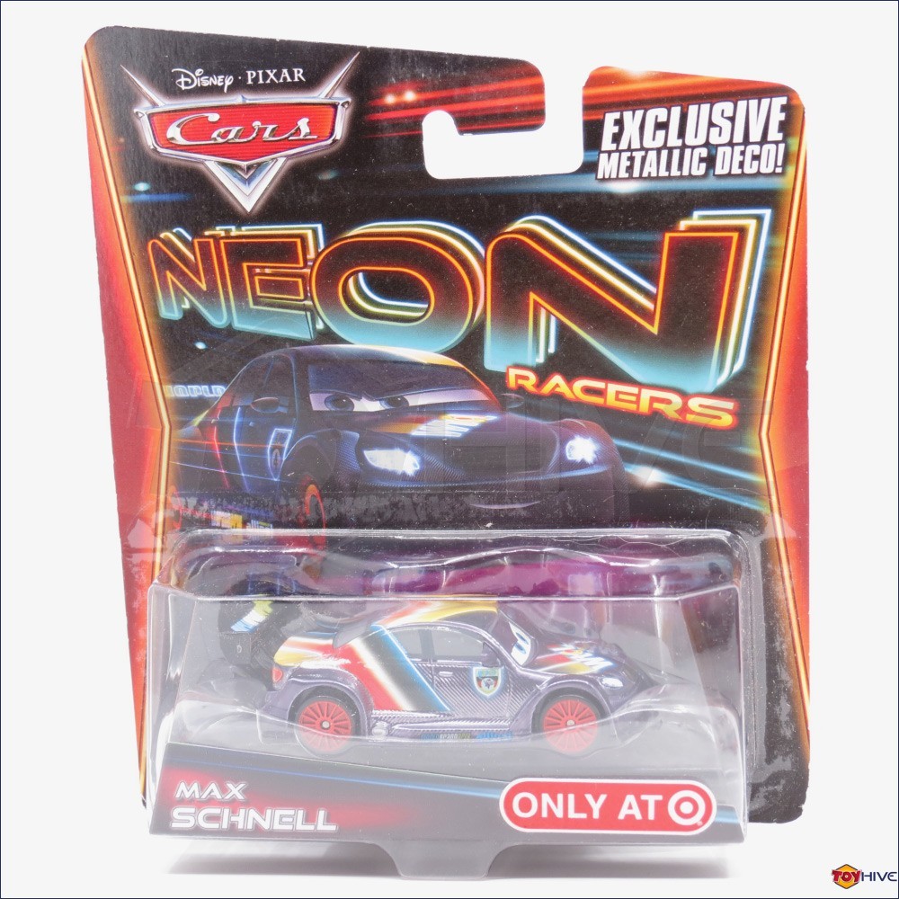 ミニカー NEON RACERS MAX SCHNELL & RAOUL CAROULE Disney Pixar Cars 2014 Neon Racers - Max Schnell - exclusive