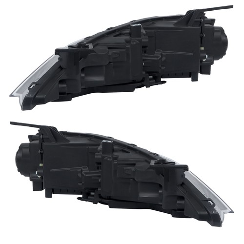For Chrysler 200 2015-2017 Headlights Black Trim W/ LED DRL Halogen Right+Left - Foto 9 di 15