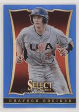 2013 USA Baseball Box Set Select Blue Prizm Preview /199 Grayson Greiner #12 0b5