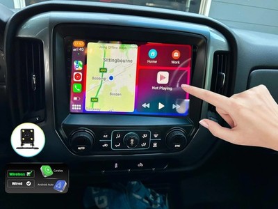 4+64G Android Auto Carplay Stereo Car Radio For 2014-2018 Chevrolet Silverado FM