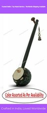 Indian Handmade Music Instrument Iktara 20"Inch Designer Tumbi With String