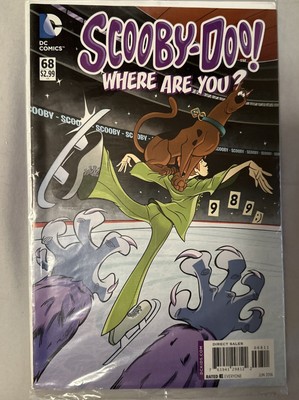 DC Scooby-Doo Where Are You? #68 (2016) HTF SHAGGY ICE SKATING COVER