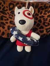 NWT Target Beach Bullseye Summer Patriotic Bag Charm Key Chain