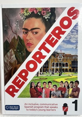 REPORTEROS 1 HARD COVER (Student  Edition)  Textbook, New! Educational Spanish