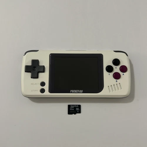 Pocket Go Handheld Retro Emulator Gaming System W/ 32GB SD Card