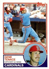 1983 Topps #515 Gene Tenace St. Louis Cardinals