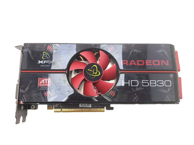 XFX Radeon HD 5830 1GB GDDR5 PCIe Graphics Card P/N: HD 5830 SN: L6H012448