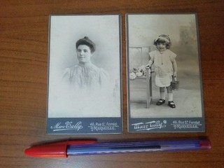 MARSEILLE MAMMA E BAMBINA CABINET SPLENDIDE EPOCA FOT. TULLY LOT