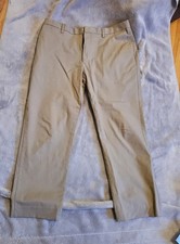 Banana Republic Pants Mens 34 X 27 Khaki Slim Fit Chino Stretch Flat Front