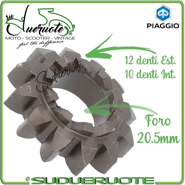 Anlasser Ritzelwelle Vespa 50 Special N L R PK 90 SS 125 Primavera ET3 Piaggio-image