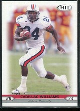 2005 SAGE HIT #24 Cadillac Williams Rookie Card RC . rookie card picture