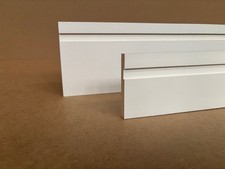 Zócalo cuadrado y ranurado MDF 144mm y 94mm Varias longitudes Oferta promocional