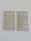 20 Grams (2*10 grams Bars) .999 Fine Silver Pure Bars Valcambi Suisse