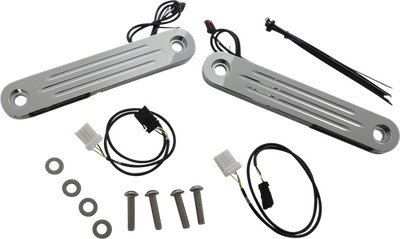 Custom Dynamics ProBEAM Dynamische Blinkerstreifen V2 Vorne Chrome #PB-DS2-13-C