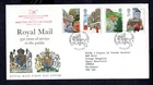 GB - 1985 FDC - Queens Flight Helicopter Flown Cover with Prince of Wales