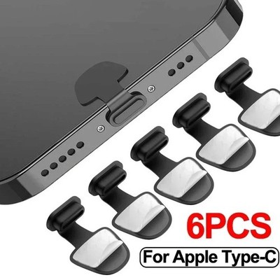 Dust Plug Type-C USB For Iphone Samsung Charging Port Protector Silicone Cover