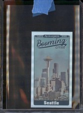 2020 Topps Allen & Ginter Chrome #BCC-15 Seattle Washington, Booming Cities Mini