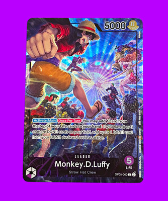 Monkey D Luffy OP05-060 PSA Magazine Promo One Piece TCG English