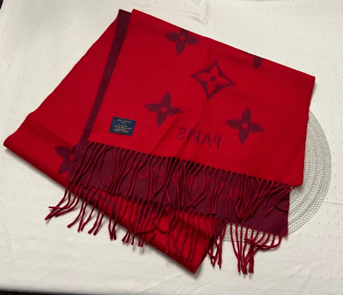 Louis Vuitton Red Scarves & Wraps for Women for sale | eBay