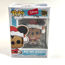 Figura Vinilo Funko Pop Disney Mickey Mouse Pan de Jengibre #1224 Navidad Vacaciones