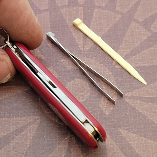 Victorinox Knife Switzerland Swiss Army Sak 58mm Classic SD Boy Eagle Scouts Red - Picture 3 of 6