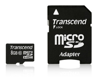 microSDHC Speicherkarte 8GB | Class 10 | Transcend