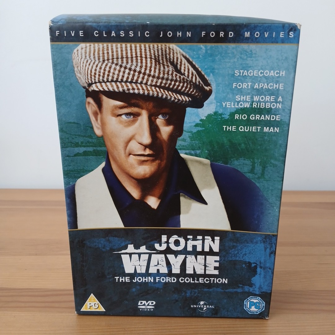 John Wayne: The John Ford Collection DVD 5 Movie Boxset UK Release VGC Fast Post
