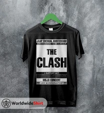 The Clash T Shirt Amsterdam Tour 90's T Shirt The Clash Shirt