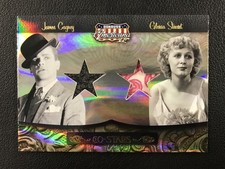 2008 Donruss Americana James Cagney Gloria Stuart Dual Relic Co-Stars /250