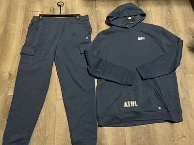 Xersion Blue USA Pullover Hoodie & Sweatpants Size XXL (22) New