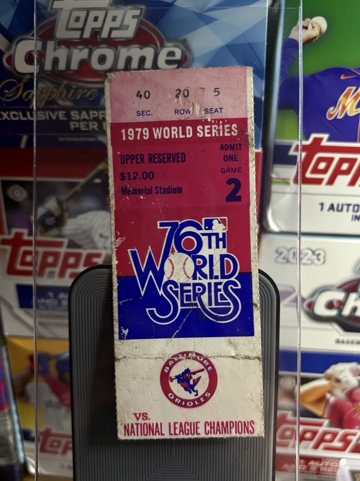 Pittsburgh Pirates Fan Gift 2024 Topps Paul Skenes Gold /2024 PSA & 79 WS Ticket - Image 4 of 4