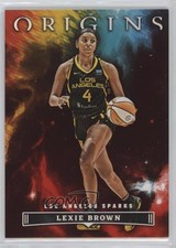 2023 Panini Origins WNBA Red Lexie Brown #5 0q5k