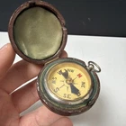 WW1 BRITISH POCKET COMPASS, MILITARY WAR ARMY SOLDIER OFFICERS