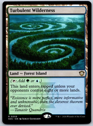 Turbulent Wilderness Commander: Secrets of Strixhaven Regular - product listing photo