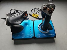 Saitek Joystick e acelerador do sistea de controle de voo J24C X45