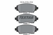 BREMSBELAGSATZ FÜR TOYOTA COROLLA LIFTBACK ( E11 ) - TEXTAR 2308801