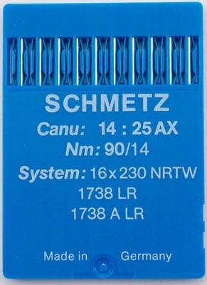 Schmetz Rundkolbennadeln System 1738LR Stärke 90