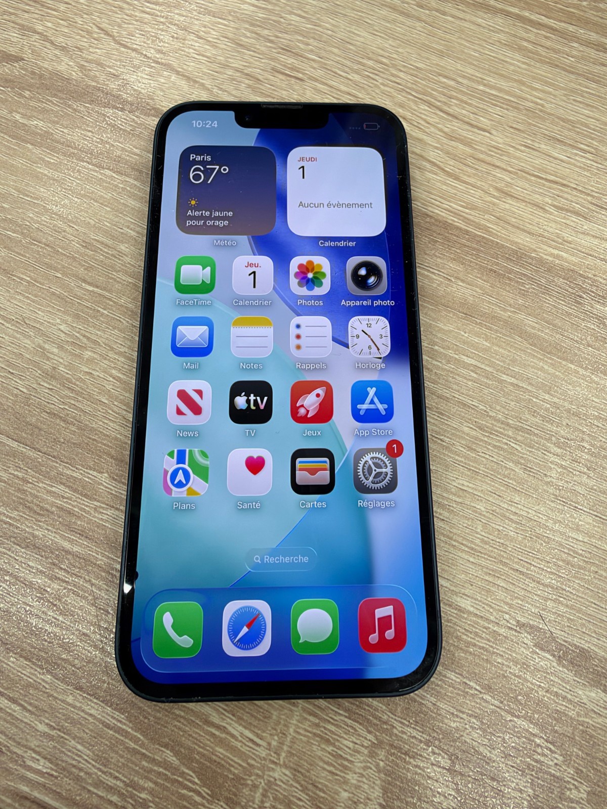 TELEPHONE APPLE IPHONE 14 128 GO DEBLOQUE DEFAUT lire descr