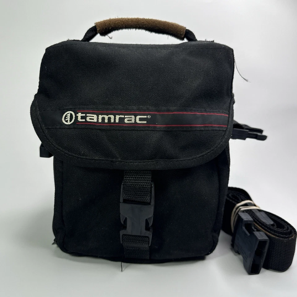 Tamrac Black Gray Padded Photographer's Camera Shoulder Bag - Image 2 of 4