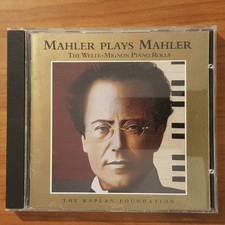 THE WELTE-MIGNON PIANO ROLLS Mahler Plays Mahler  VG+/VG+(CD Album)